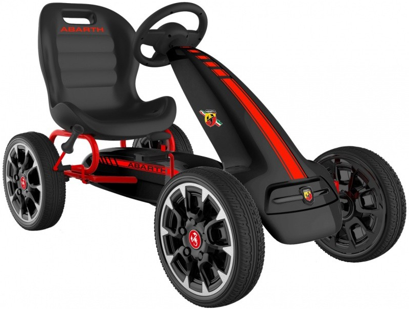 ABARTH šlapací motokára černá - Obrázek 2