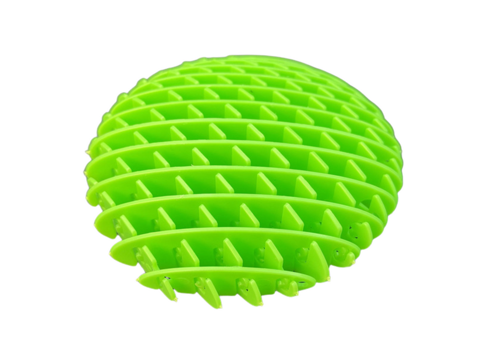 Antistresová elastická senzorická hračka 10 cm zelená