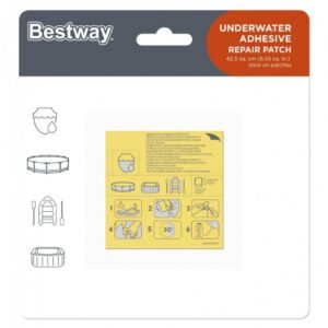 Bestway Bestway Vodotěsné opravné záplety pro bazény a nafukovací hračky