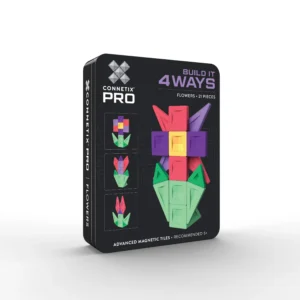 Connetix Connetix PRO Build It 4 Ways - Magnetická Stavebnice květiny 21 ks