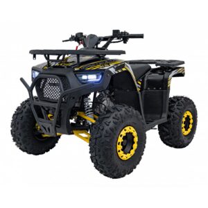 Dětská benzínová čtyřkolka RamiGO DISCOVERER 125CC černo-žlutá