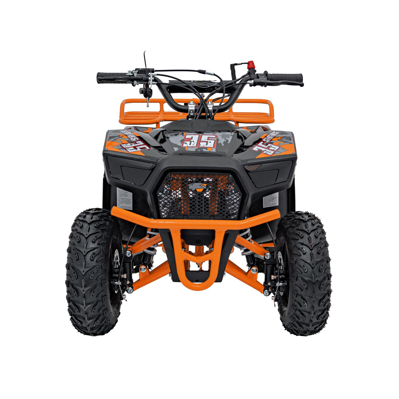 Dětská benzínová čtyřkolka RamiGO SIRIUS 49CC oranžová - Obrázek 2