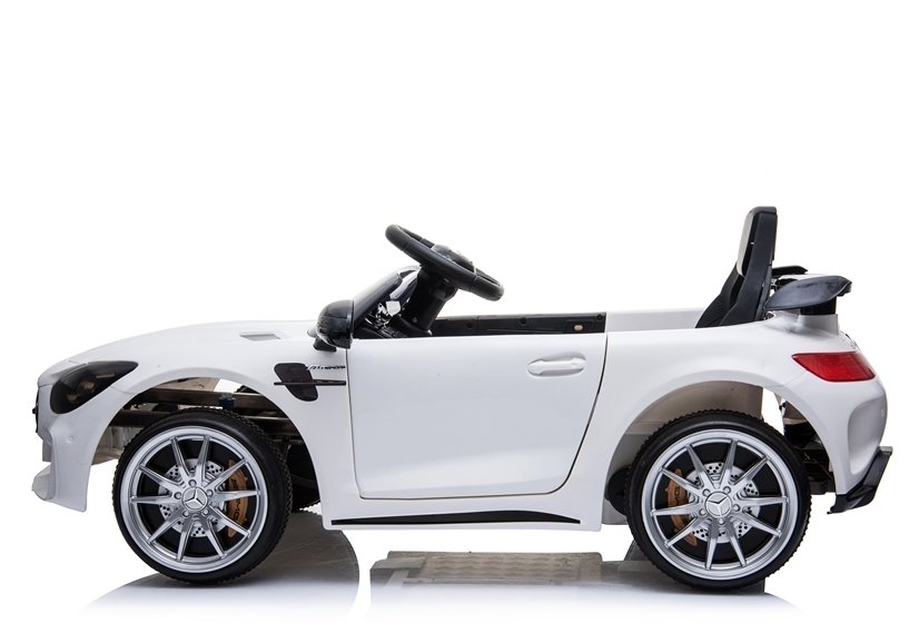 Dětské elektrické autíčko Mercedes GTR bílé - Obrázek 2