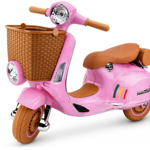 Dětský elektrický skútr Vespa 2x35W růžový