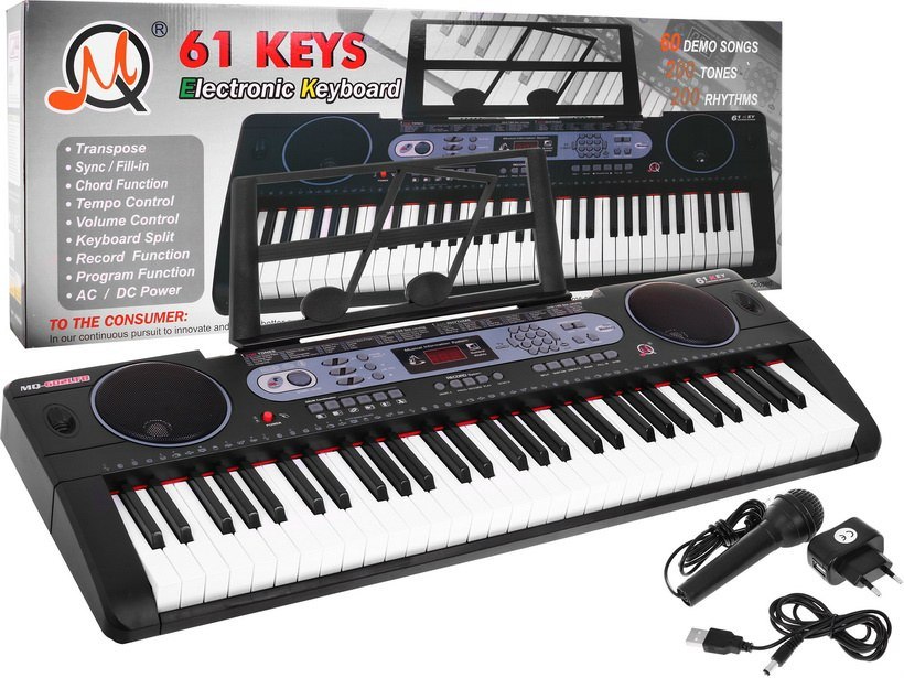 Dětský velký Keyboard XXL černý