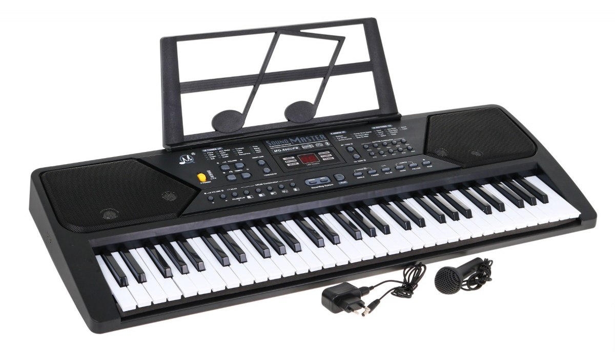 Dětský velký Keyboard černý - Obrázek 2