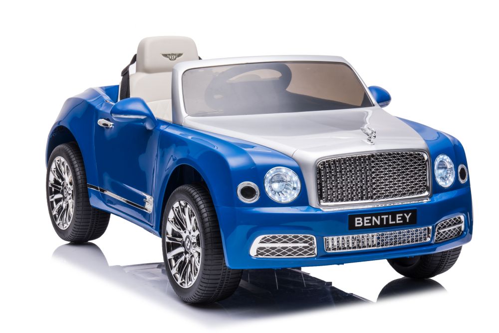 Elektrické autíčko Bentley Mulsanne lakované modré - Obrázek 2
