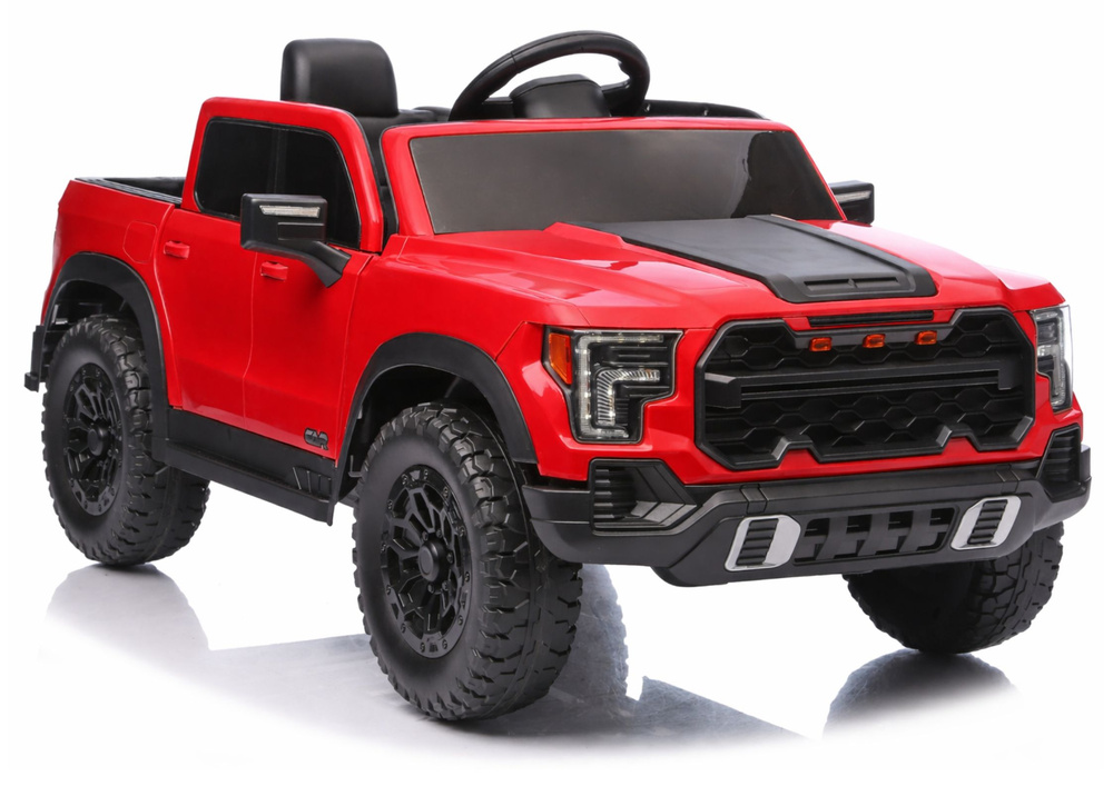 Elektrické autíčko Pickup P4 12V 4x4 červené - Obrázek 2