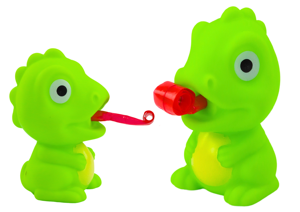 Gumový dinosaurus se zatahovacím jazykem zelený 8 cm