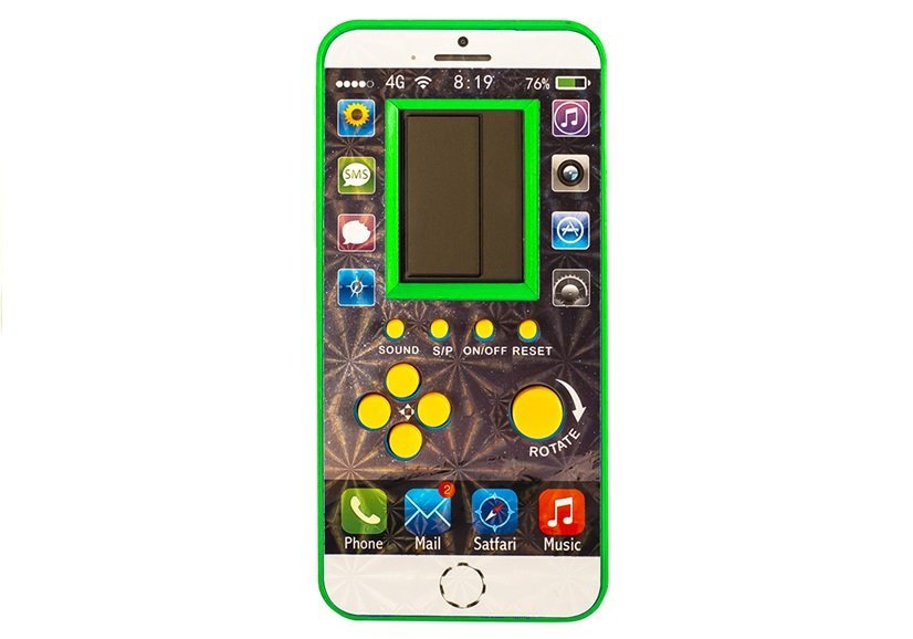 Kapesní elektronická hra Tetris zelená - Obrázek 2