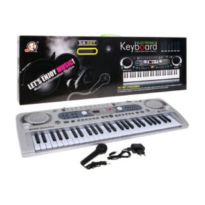 Keyboard s příslušenstvím - mikrofon