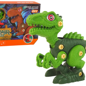 Konstrukční DIY dinosaurus zelený