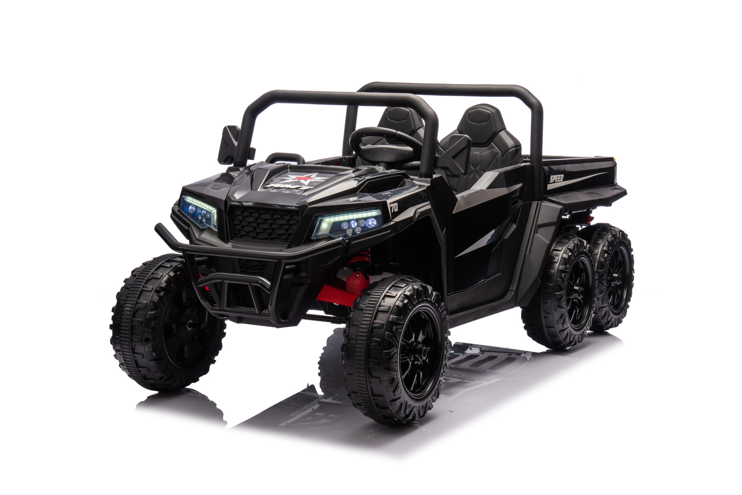 Mamido Elektrické autíčko Farmer Truck Ultra 24V14Ah 6x200W černé