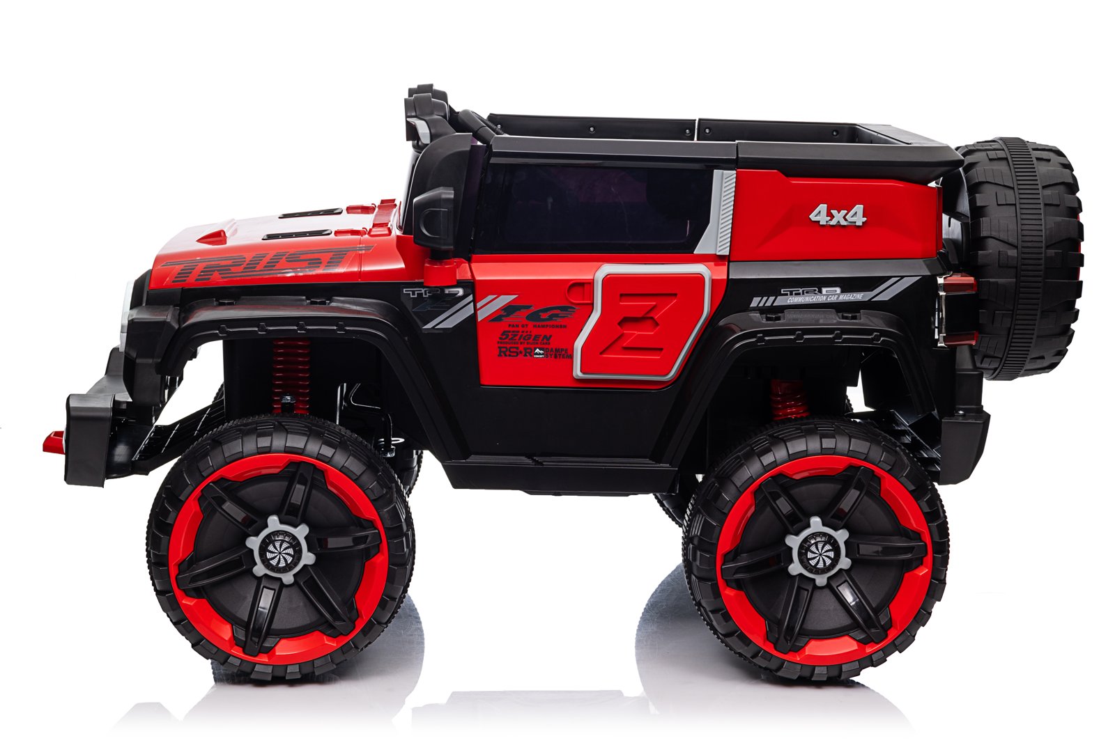Mamido Elektrické autíčko Trust Adventure dvoumístné 12V | 2x45W červené - Obrázek 2
