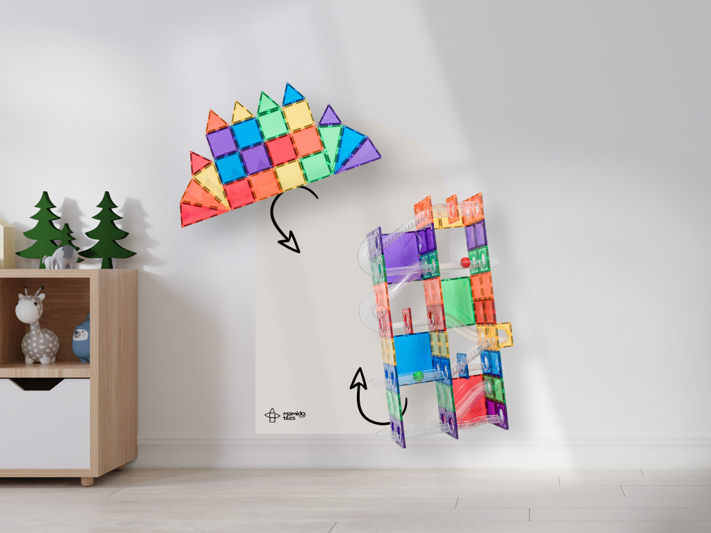 Mamido Tiles Magnetická tapeta na zeď Ivory White MT102