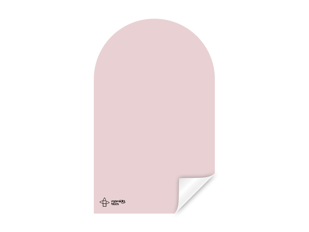 Mamido Tiles Magnetická tapeta na zeď Light Pink MT101 - Obrázek 2