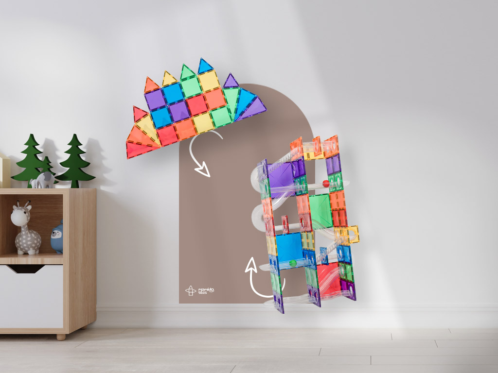 Mamido Tiles Magnetická tapeta na zeď Milk tea MT103