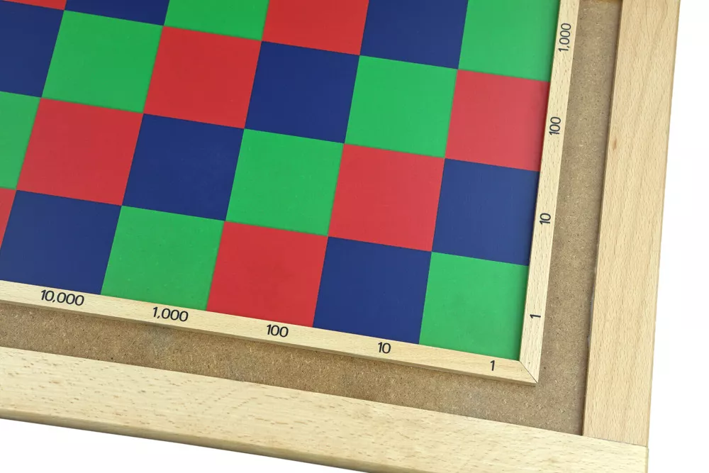 Moyo Montessori Moyo Montessori Barevná tabule pro násobení víceciferným činitelem - Obrázek 2