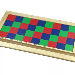 Moyo Montessori Moyo Montessori Barevná tabule pro násobení víceciferným činitelem