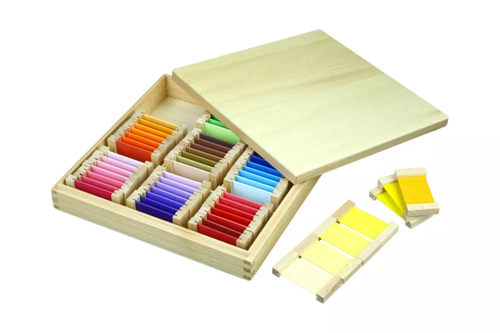 Moyo Montessori Moyo Montessori Barevné destičky 3 - Odstíny