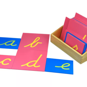 Moyo Montessori Moyo Montessori Hmatová písmena (psací písmo - malé - americká norma)