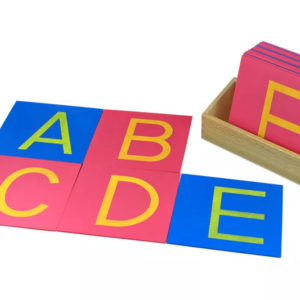 Moyo Montessori Moyo Montessori Hmatová písmena (tiskací písmo - velké - americká norma)