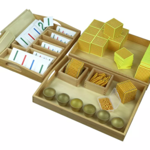 Moyo Montessori Moyo Montessori Kompletní sada zlatého perlového materiálu