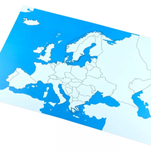 Moyo Montessori Moyo Montessori Kontrolní mapa - Evropa Nová - bez popisků