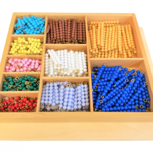 Moyo Montessori Moyo Montessori Korálková krabice - barevné schody (1-10)