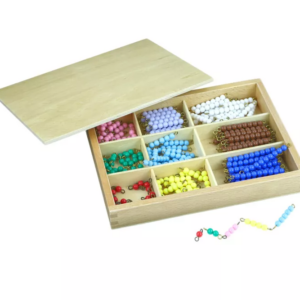 Moyo Montessori Moyo Montessori Korálky k Barevné tabuli pro násobení víceciferným činitelem