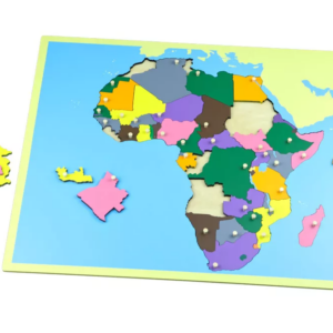 Moyo Montessori Moyo Montessori Puzzle - mapa Afrika - bez rámečku