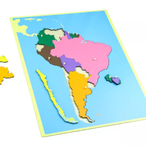 Moyo Montessori Moyo Montessori Puzzle - mapa Jižní Amerika - bez rámečku