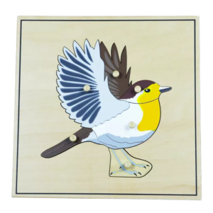 Moyo Montessori Moyo Montessori Puzzle s kostrou - pták