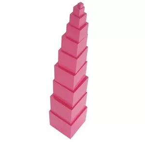 Moyo Montessori Moyo Montessori Růžová věž - zmenšená verze