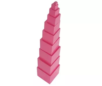 Moyo Montessori Moyo Montessori Růžová věž - zmenšená verze