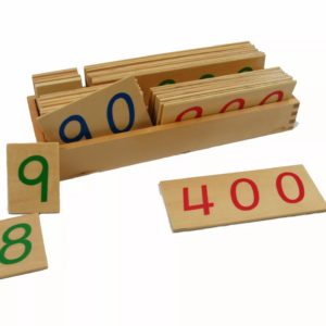 Moyo Montessori Moyo Montessori Velké dřevěné karty s čísly 1-9000
