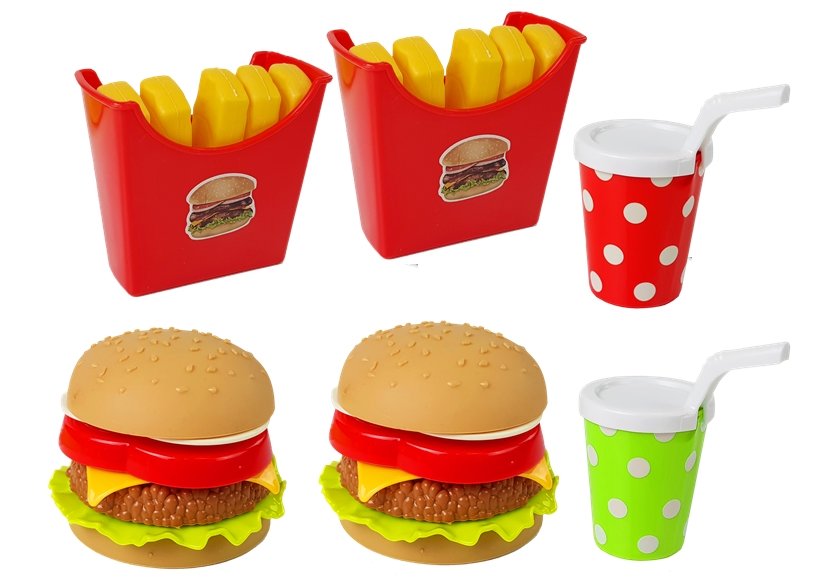 Potraviny do dětské kuchyňky Fast Food - Obrázek 2