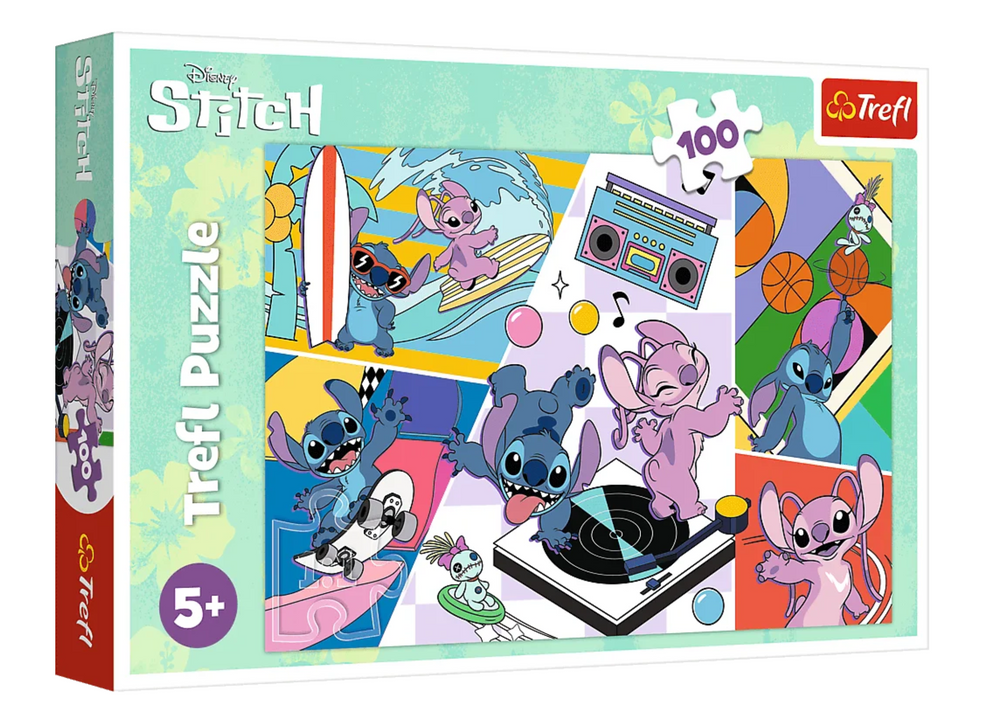 Puzzle Lilo a Stitch vzpomínky 100 dílků Trefl
