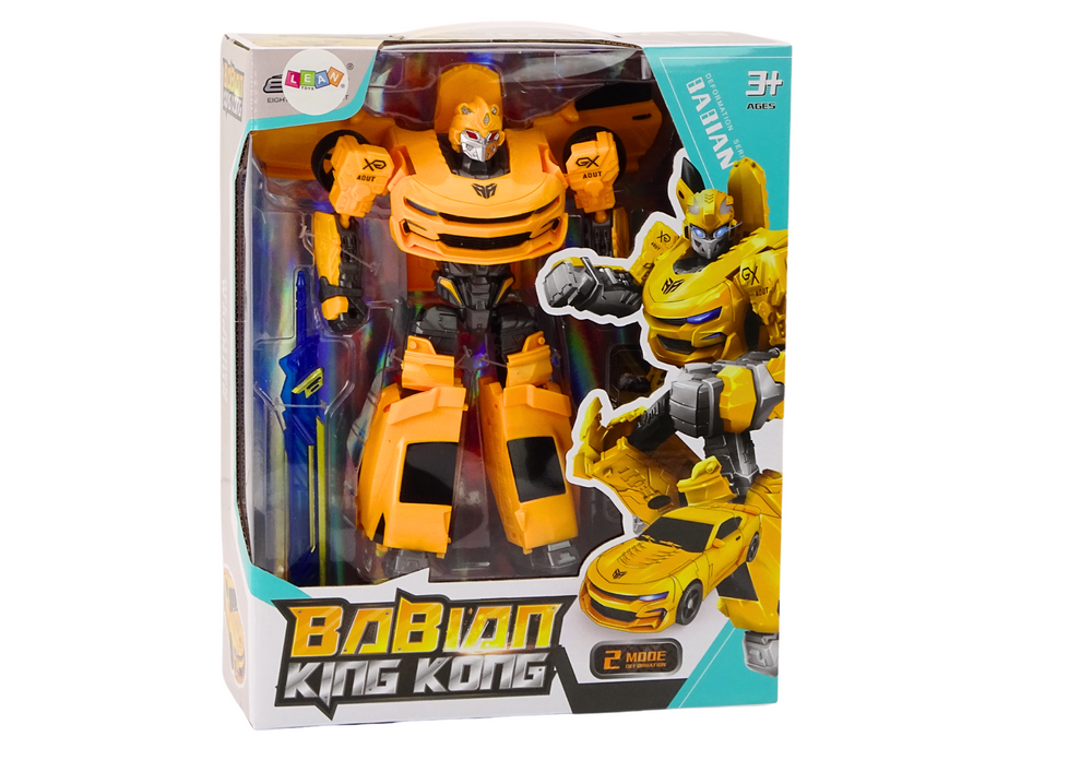 Auto-Robot 2v1 Transformace Sportovní Žlutý - Obrázek 2