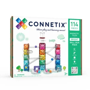 Connetix Connetix Tiles - Magnetická kuličková dráha průhledná 114 ks