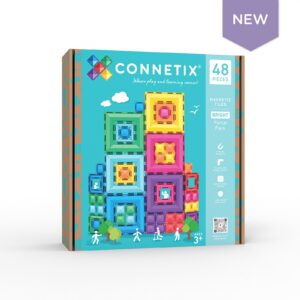 Connetix Connetix Tiles - Magnetická stavebnice s otáčecí technologií 48ks
