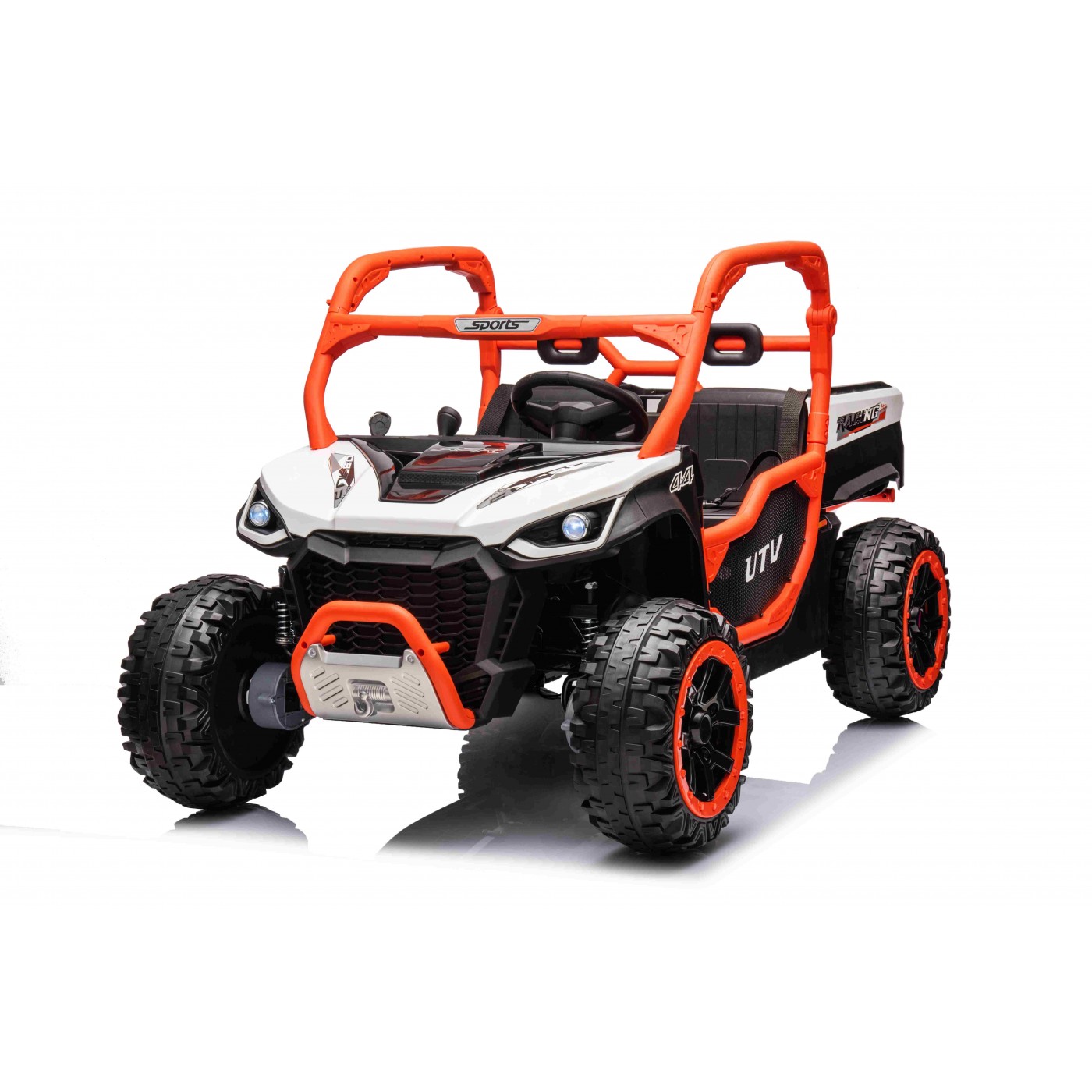 Dětské elektrické autíčko Farmer Truck UTV Racing 4x4 24V bílé - Obrázek 2