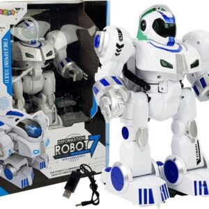 Interaktivní robot K4 na dálkové ovládání R/C bílý