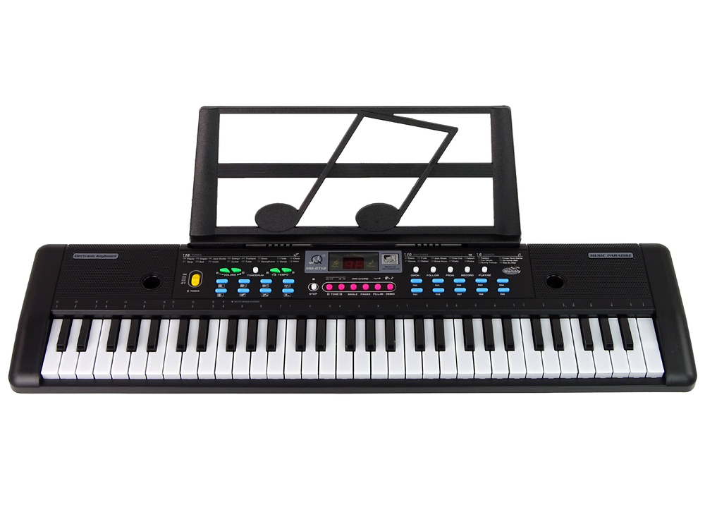 Keyboard MQ-6112 s mikrofonem a držákem na noty - Obrázek 2