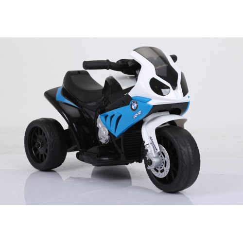 Mamido Dětská elektrická motorka BMW S1000RR tříkolka modrá - Obrázek 2