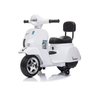 Mamido Dětský elektrický skútr Vespa PX150 Mini 6V bílý