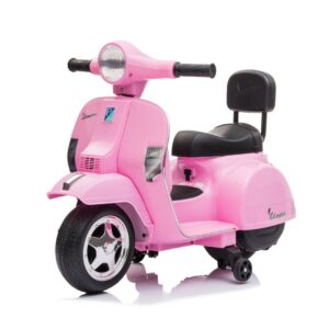 Mamido Dětský elektrický skútr Vespa PX150 Mini 6V růžový
