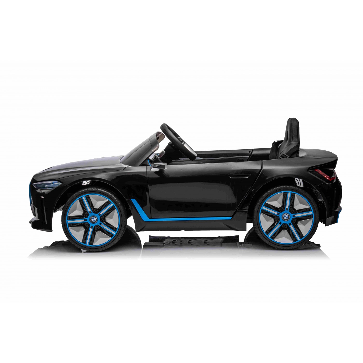 Mamido Elektrické autíčko BMW i4 černé 12V7Ah EVA kola ECO Kůže - Obrázek 2