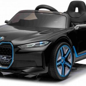 Mamido Elektrické autíčko BMW i4 černé 12V7Ah EVA kola ECO Kůže