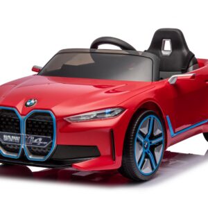 Mamido Elektrické autíčko BMW i4 červené 12V7Ah EVA kola ECO Kůže